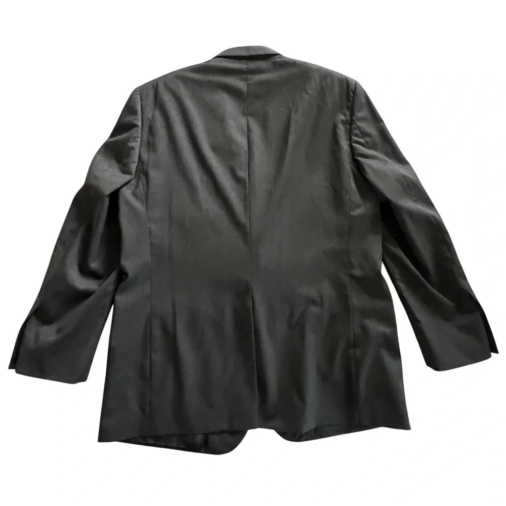 Joseph & Feiss Blazer Mens 44R Black Gold Collection Wool Sport Coat Formal